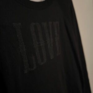 Zadig & Voltaire Black Textured “LOVE” Sweater